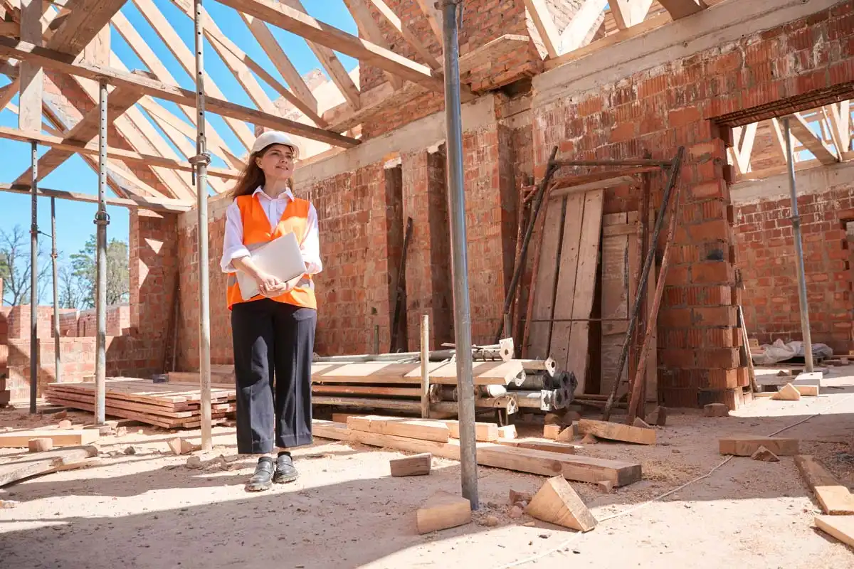 A Building Surveyor Inspecting A Property