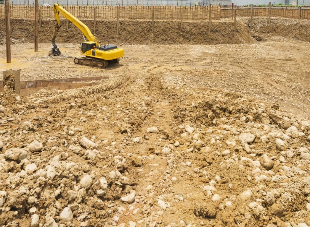 Site preparation for different soil conditions 
